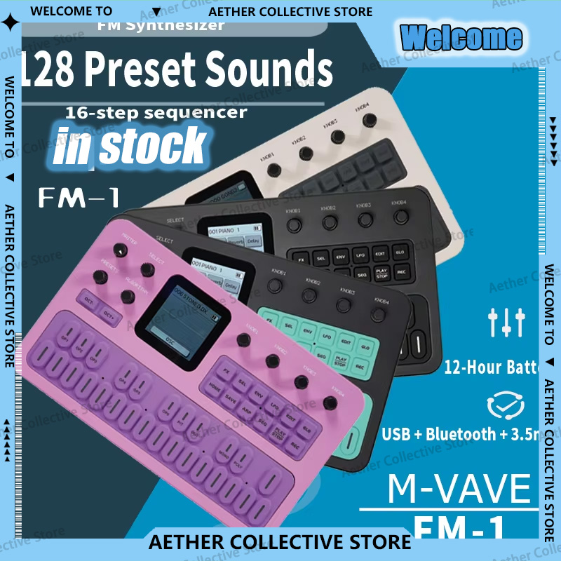 M-VAVE FM1, Sintesis FM Portab - Midi Controller Pad ulasan dan harga