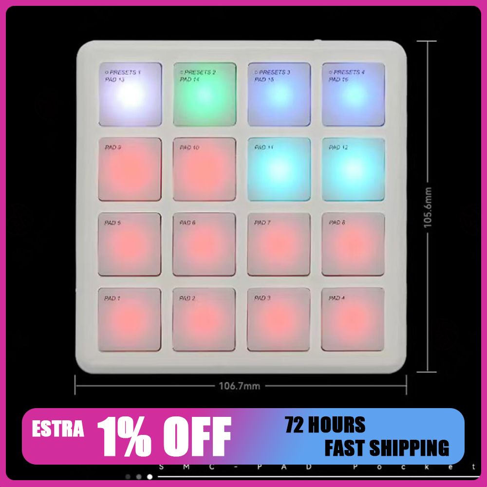 M-VAVE SMC-PAD POCKET Pengontr - Midi Controller Pad ulasan dan harga