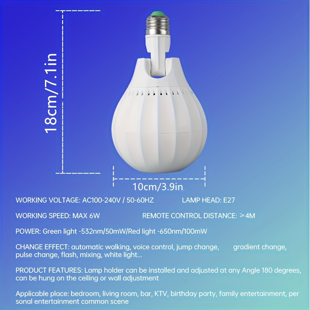 Lampu pesta bola disko, cahaya - Audio Music Dj ulasan dan harga