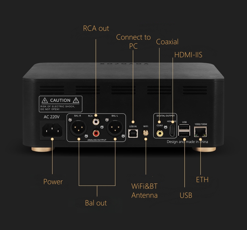 VOVOFOX-HiFi AP05S Pemutar Mus - Audio Without Music ulasan dan harga